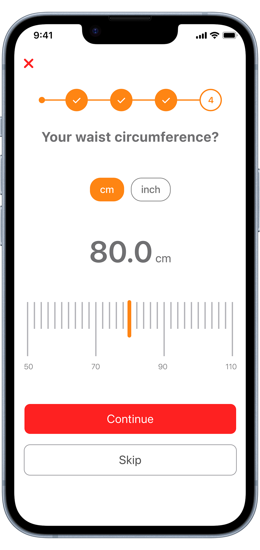 BMI Calculator Input